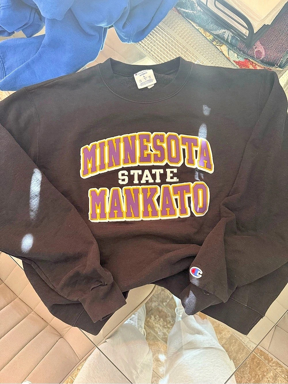 Champion Minnesota State Mankato Champion Eco Authentic Crewneck Sweatshirt